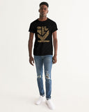 Golden Floral Graphic Tee
