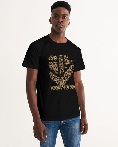 Golden Floral Graphic Tee